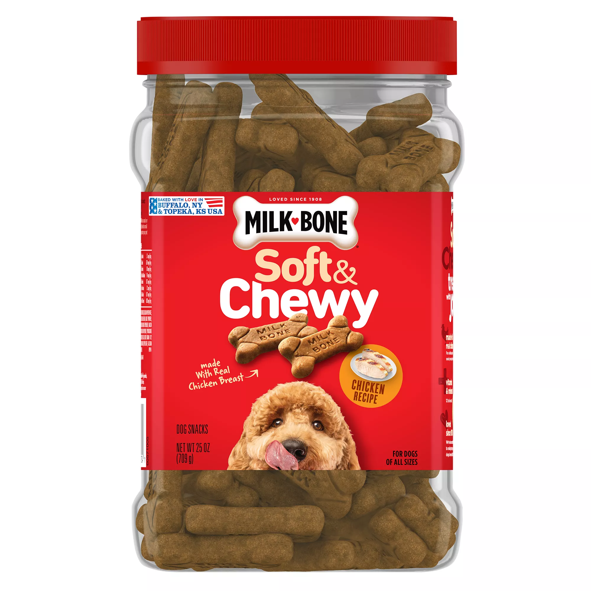 Milk-Bone Soft & Chewy All Life Stage Dog Treats - Chicken