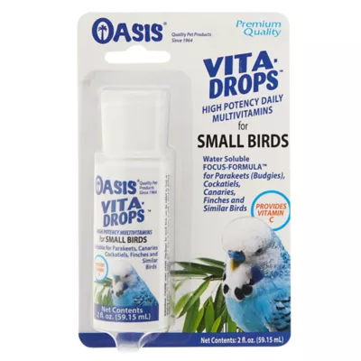 Product Oasis® Vita-Drops™ High Potency Small Bird Daily Multivitamins