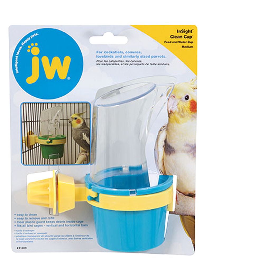 JW Pet Clean Cup Feed & Water Cup - Small