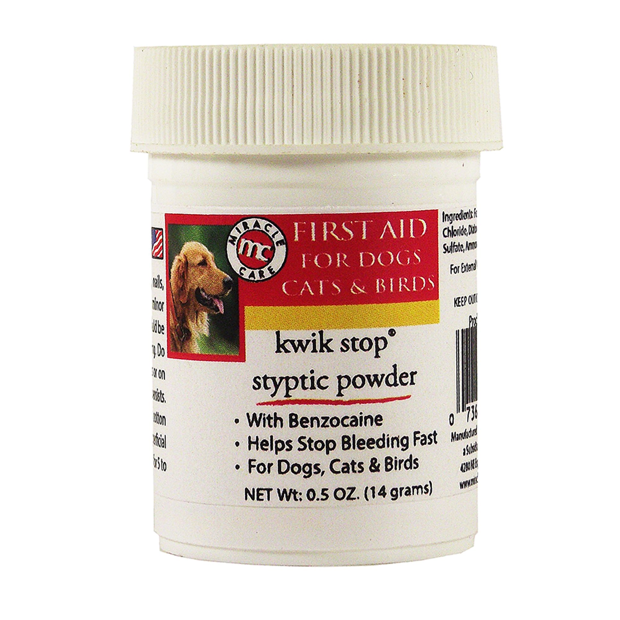 Kwik Stop Styptic Bird Powder - Bird Nail & Beak Care - thumbnail 6