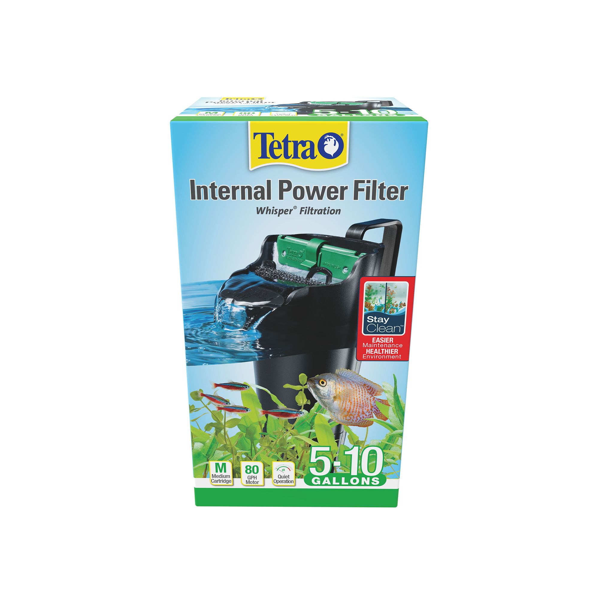 Filtre d'alimentation interne Tetra Whisper 10-30 pour aquariums