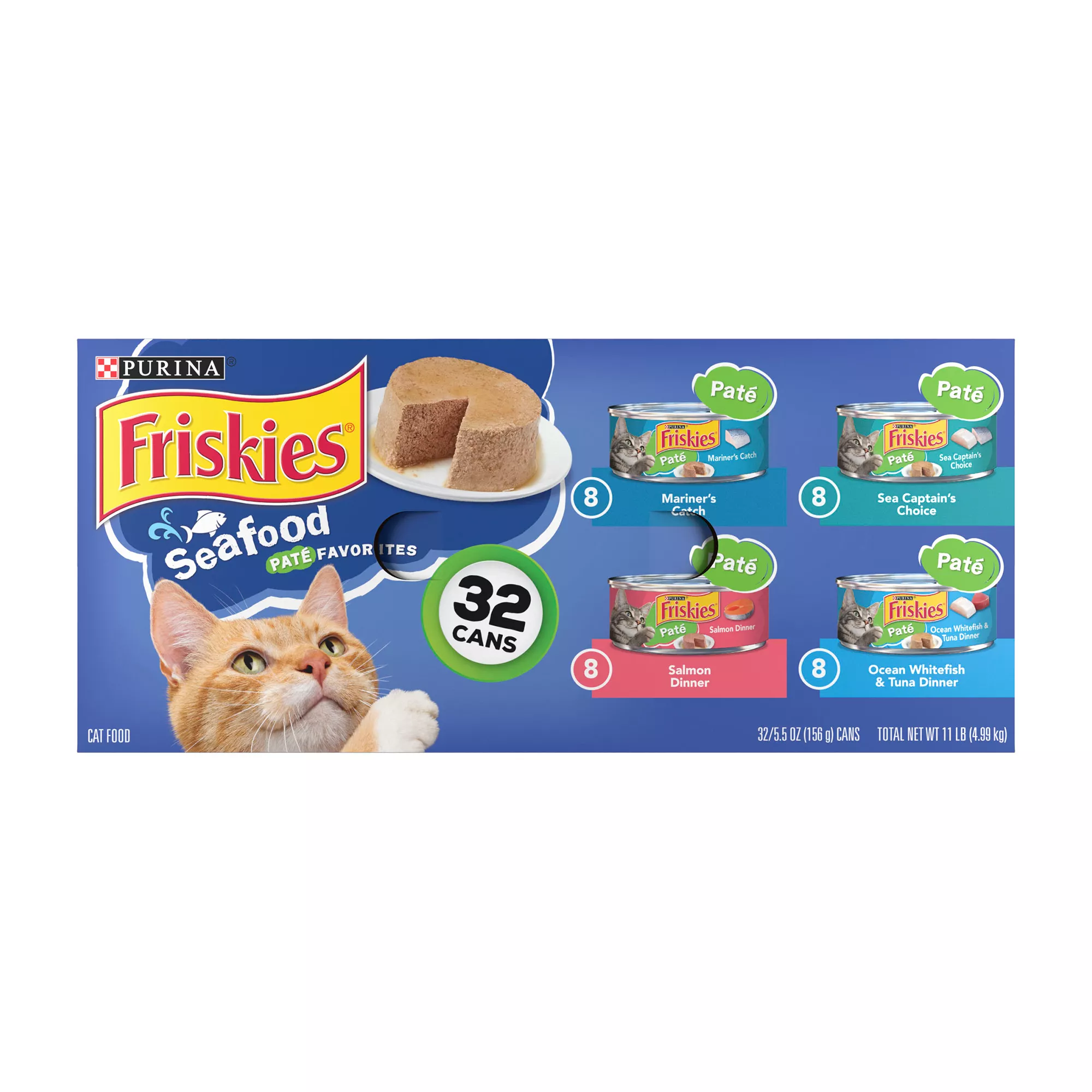 Purina® Friskies® Adult Cat Wet Food - Variety Pack, 32 CT, 176 OZ