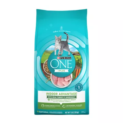 Product Purina ONE® +Plus Indoor Advantage Adult Cat Dry Food - Turkey, Natural, High-Protein