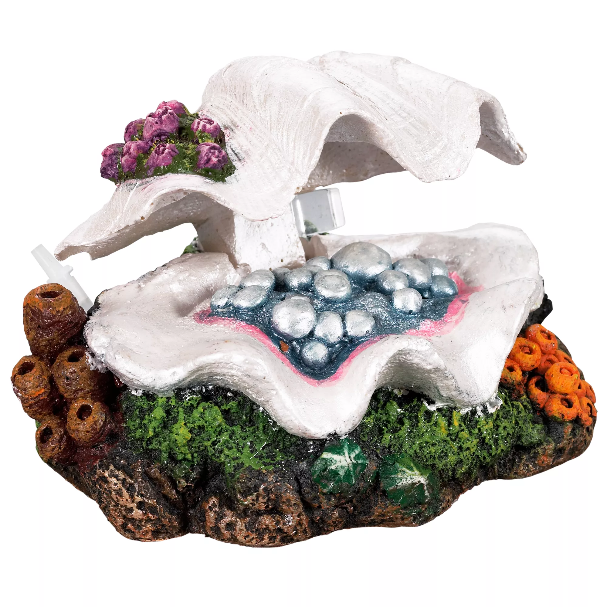 Top Fin® Clam Shell Bubbler Aquarium Ornament