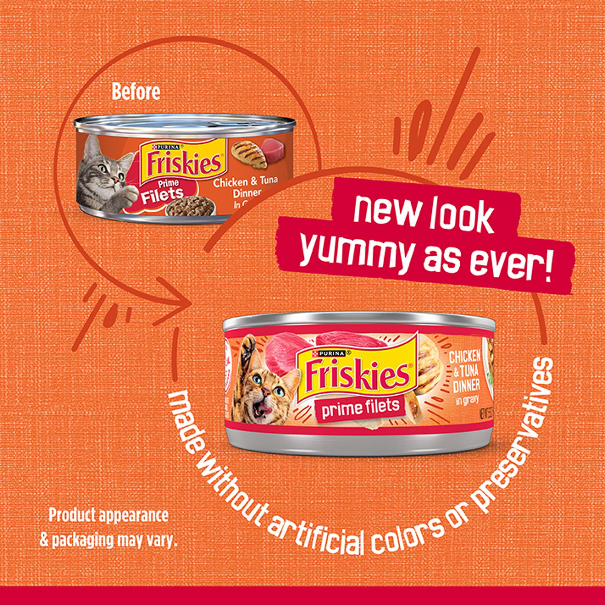 purina friskies prime filets wet cat food