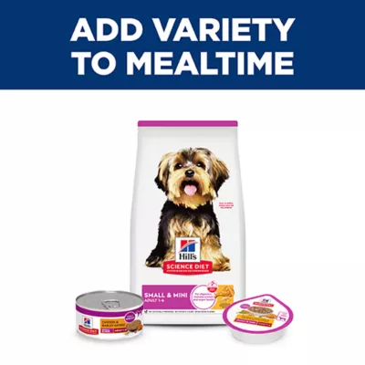 Product Hill's® Science Diet® Small & Mini Adult Wet Dog Food - Chicken & Barley Entree, 5.8 oz