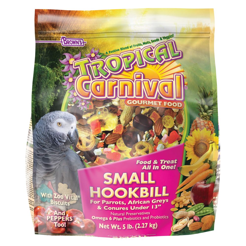 tropical carnival parrot food