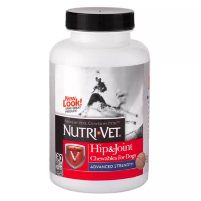 Nutri-Vet® Hip & Joint Advanced Strength Chewables for Dogs - Liver Flavour - Image 1