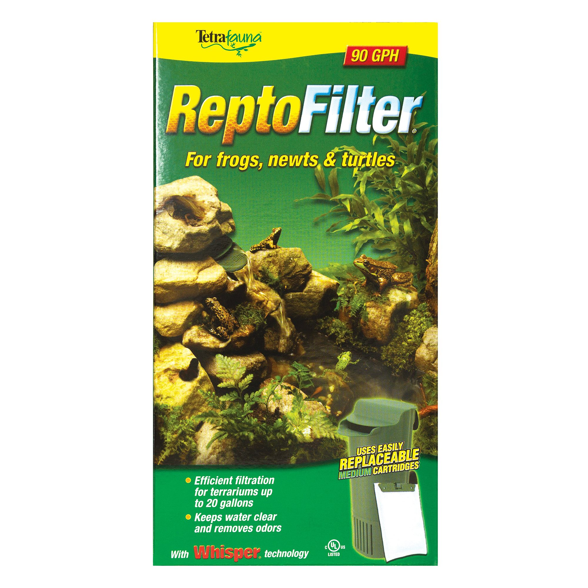 Tetra® ReptoFilter Aquarium Filter Aquatic Reptile Turtle Tank Filter - 90 GPH - thumbnail 4