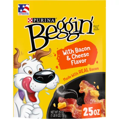 Product Purina® Beggin'® Strips Adult Dog Dry Food - Bacon, Real Meat, No Artificial Flavors or Colors