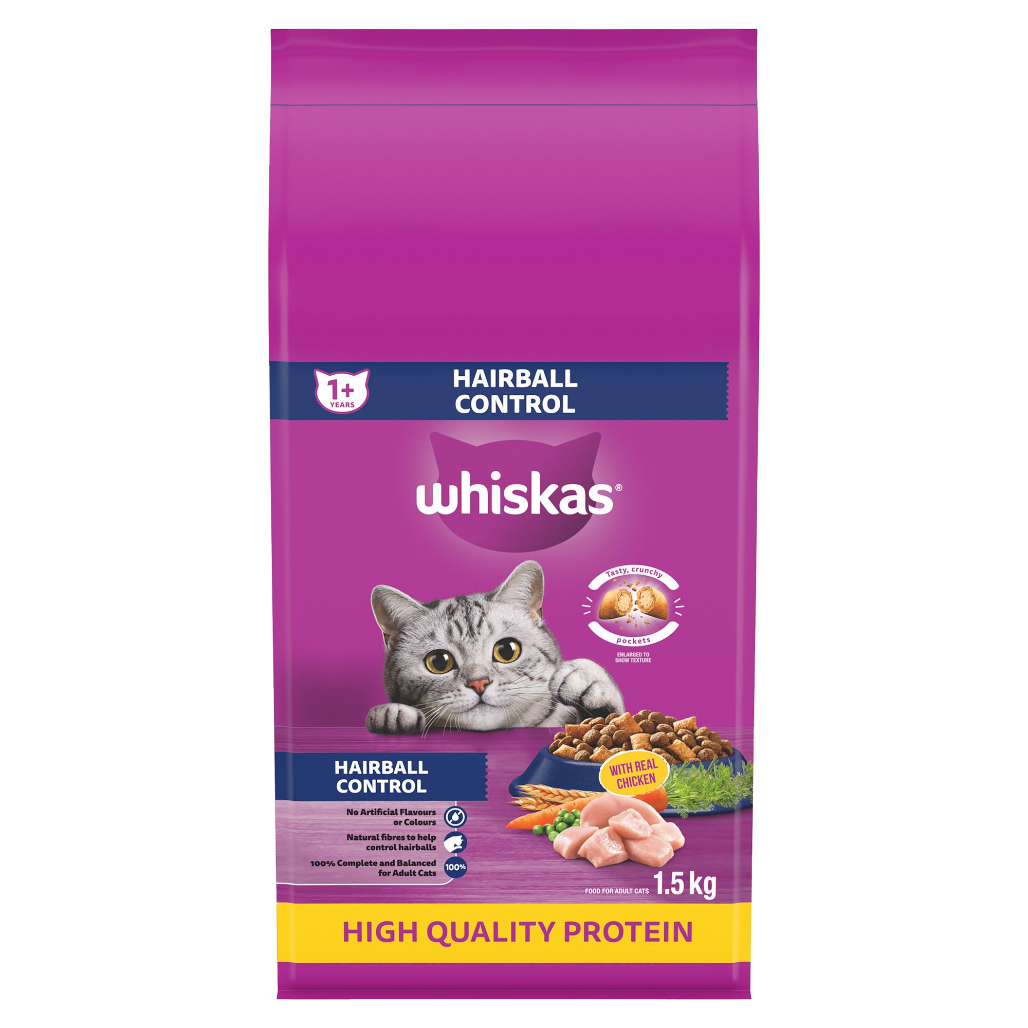 WHISKAS Hairball Control Cat Food cat Dry Food PetSmart