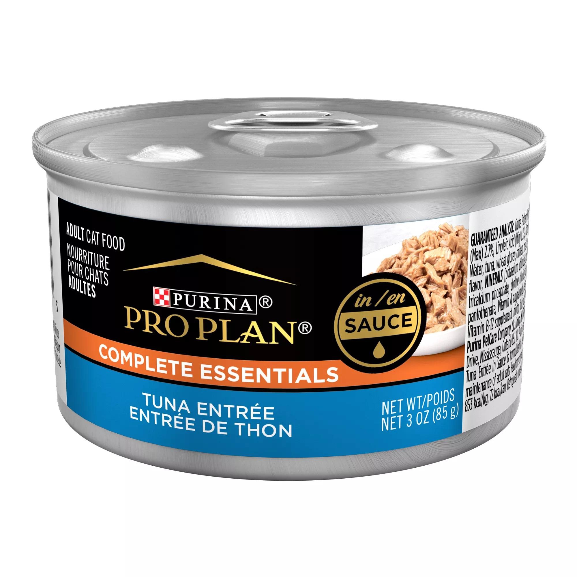 Purina Pro Plan Complete Essentials Adult Wet Cat Food - Antioxidants, High-Protein, 3 Oz