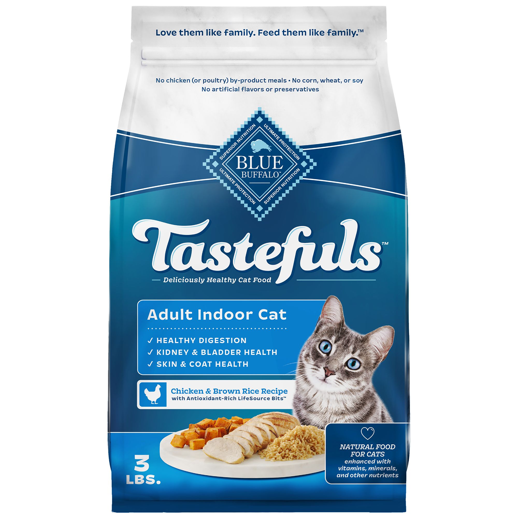 Blue Buffalo Tastefuls Adult Dry Cat Food Natural