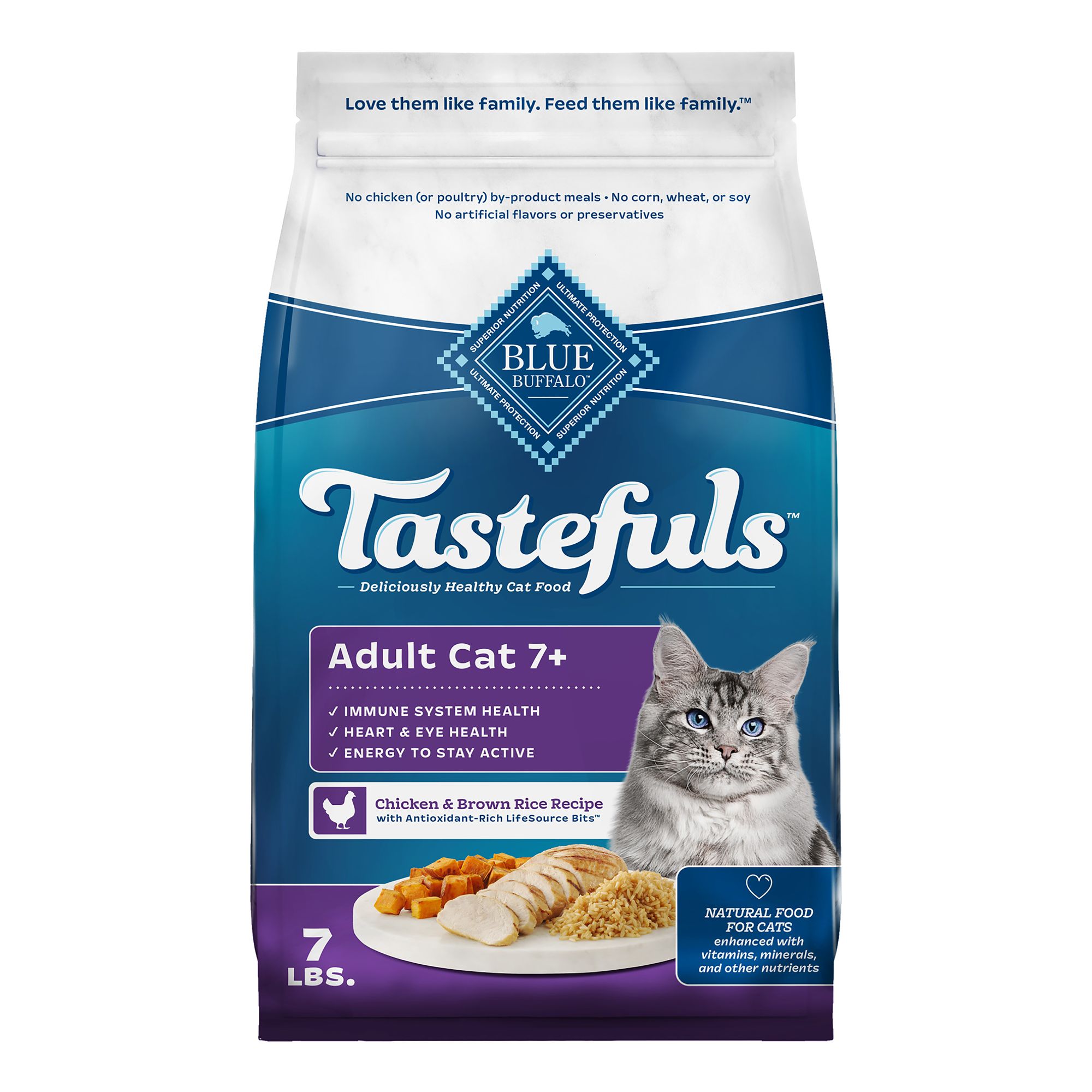 Blue buffalo 2025 senior cat food