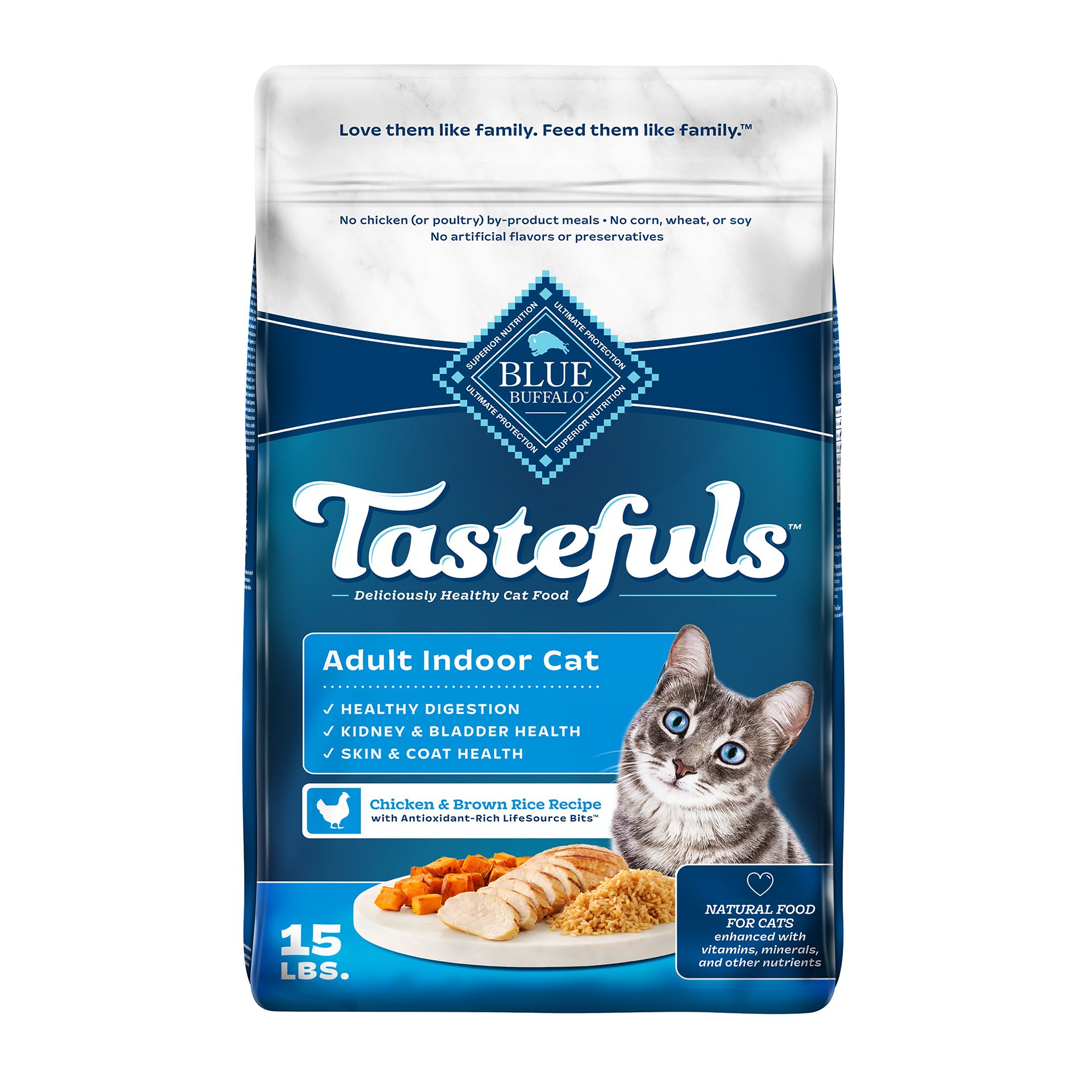 Blue Buffalo Tastefuls Adult Dry Cat Food Natural