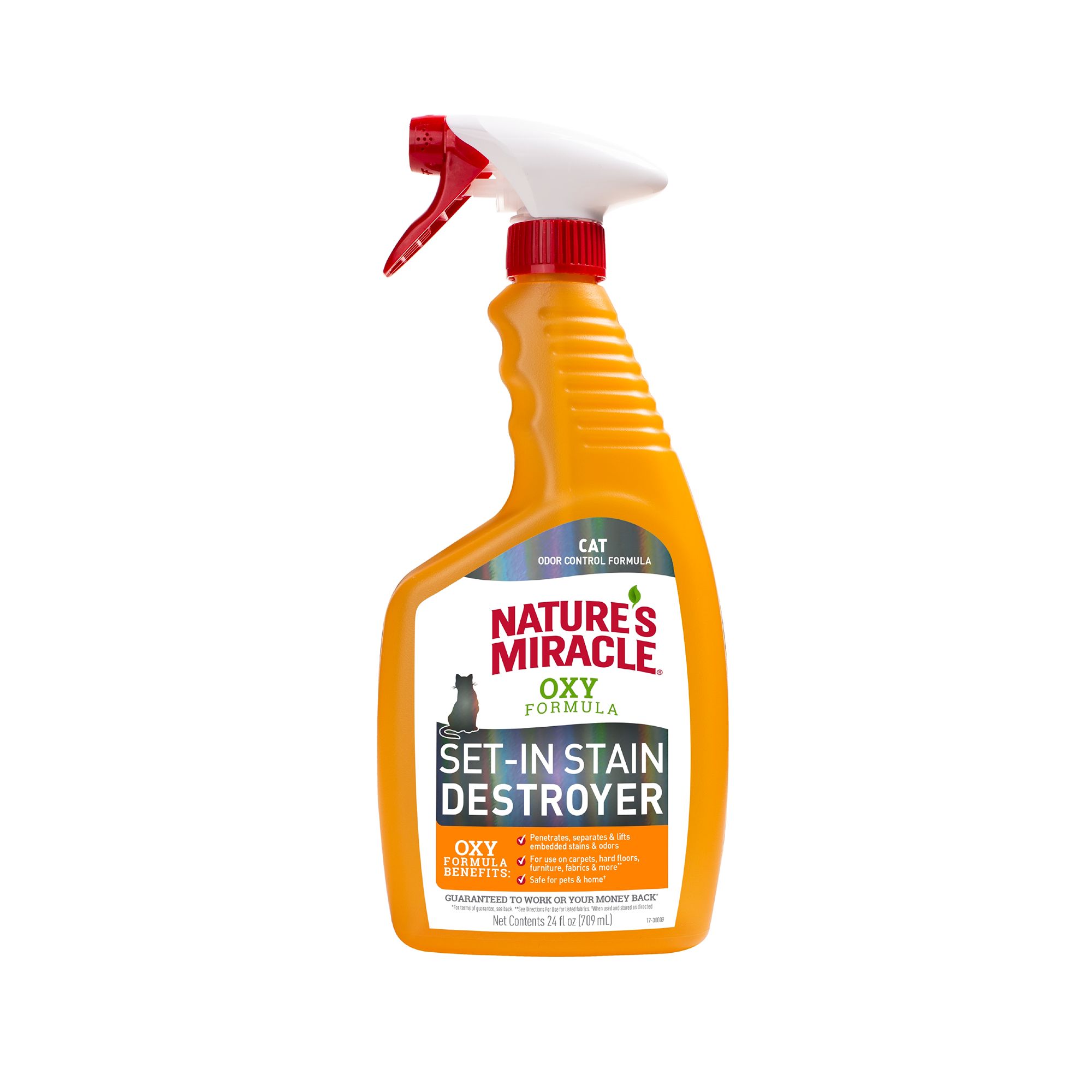 Nature's Miracle® Just For Cats Oxy Formula Dual Action Stain & Odor Remover  | cat Stain & Odor Removers | PetSmart