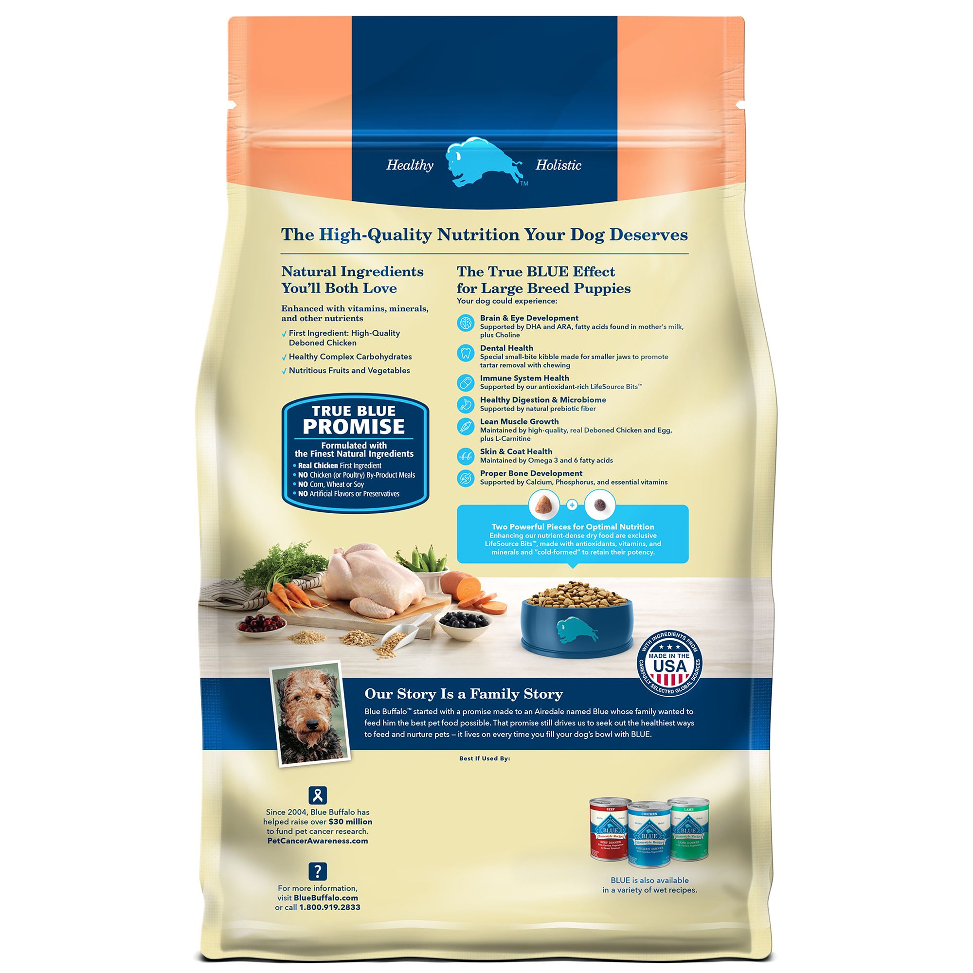 blue buffalo large puppy food