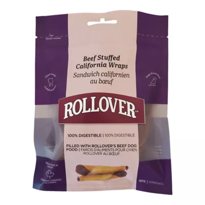 Product Rollover Stuffed California Wraps Premium Dog Treats