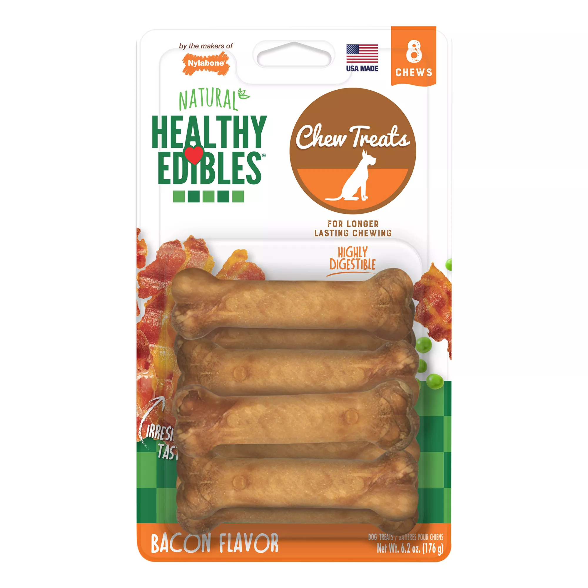 Nylabone® Healthy Edibles® Dog Treats - 8 Pack