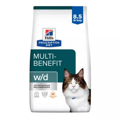 Hills Prescription Diet w d Feline Cat Food 8.5 lb bag