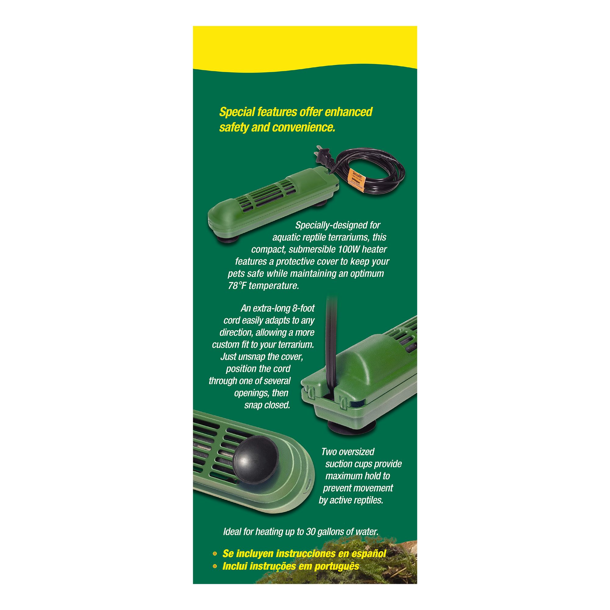 Tetra Turtle Aquarium Heater Aquatic Reptile Tank Heater - 100 watt - thumbnail 3