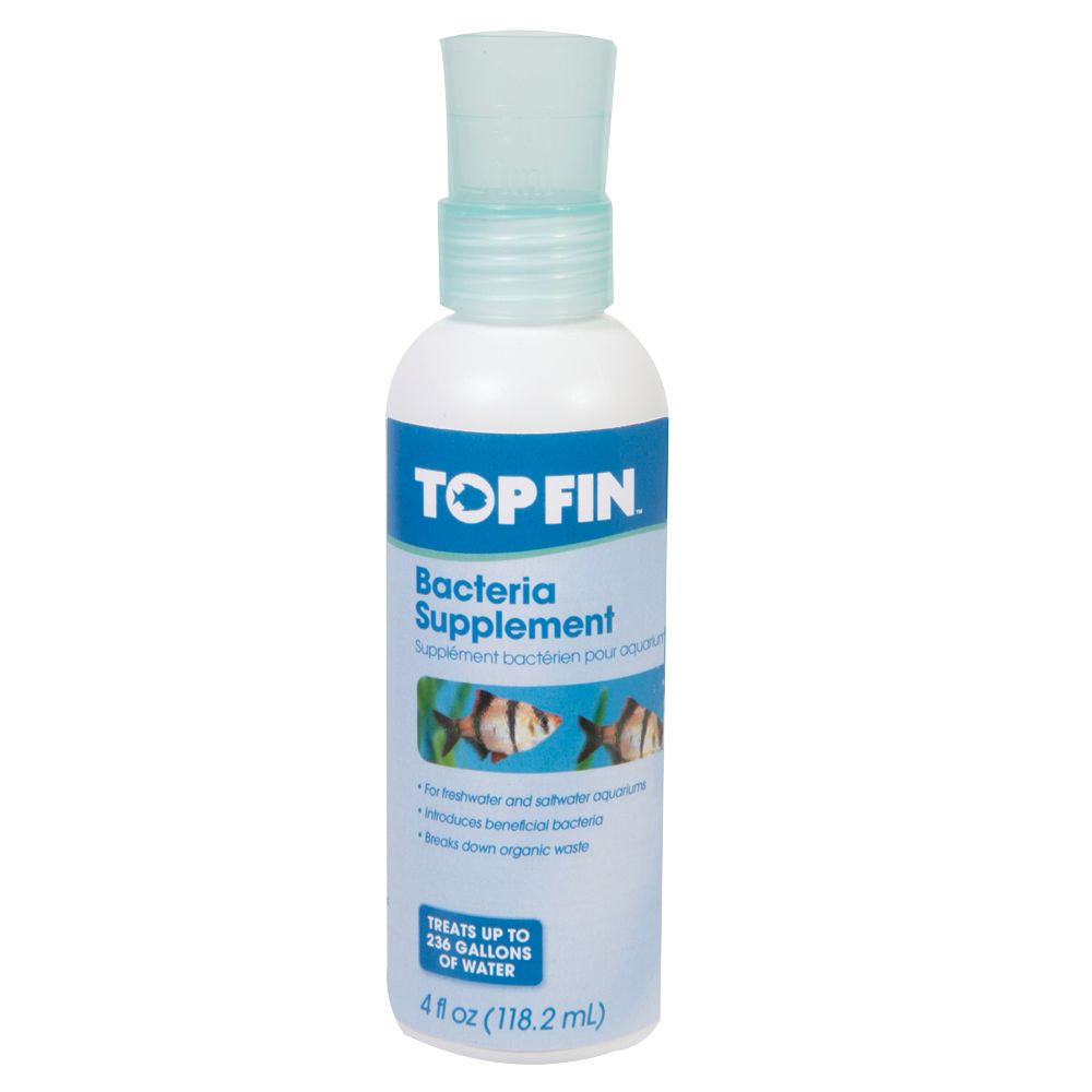 Top Fin® Bacteria Supplement Aquarium Cycling Water Conditioner | fish