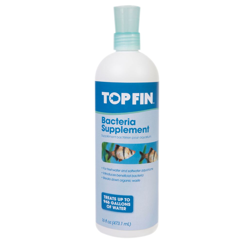 Top Fin® Bacteria Supplement Aquarium Cycling Water Conditioner | fish