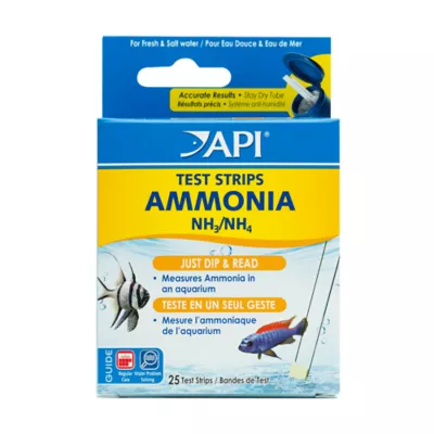 API® Aquarium Ammonia Test Strips for Aquarium Water Testing - Image 1