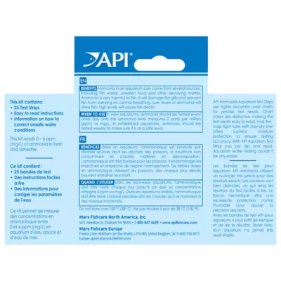 API® Aquarium Ammonia Test Strips for Aquarium Water Testing - Image 2