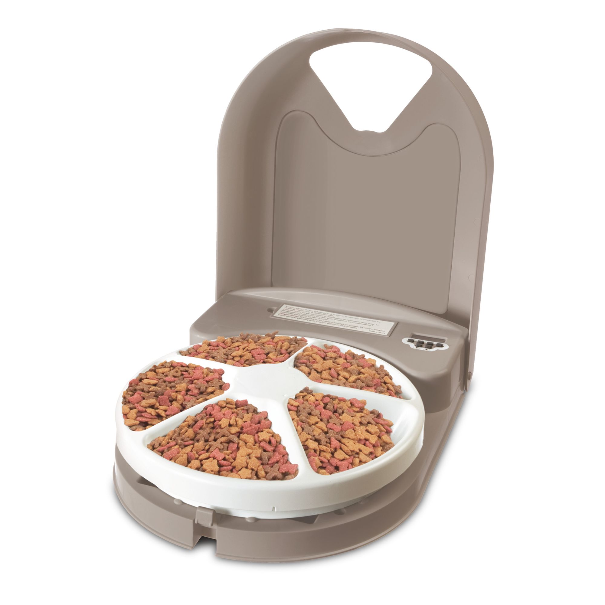 Raindrop Triple Bowl Elevated Dog Diner - Pets Stop Three Bowl Feeder