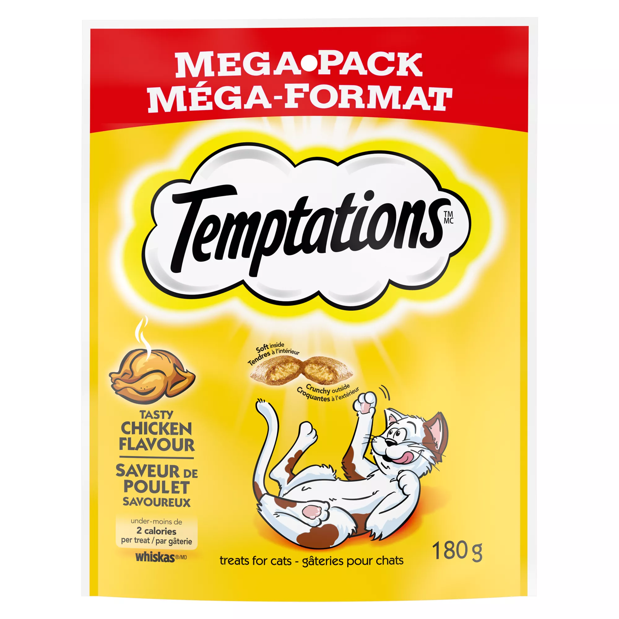 Temptations&trade; Adult Cat Treats - Tasty Chicken Flavour