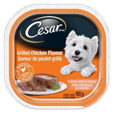 Product Cesar Entrées Classic Loaf in Sauce Adult Dog Wet Food - Grilled Chicken