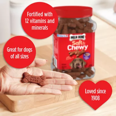 Product Milk-Bone Soft & Chewy All Life Stage Dog Treats - Filet Mignon