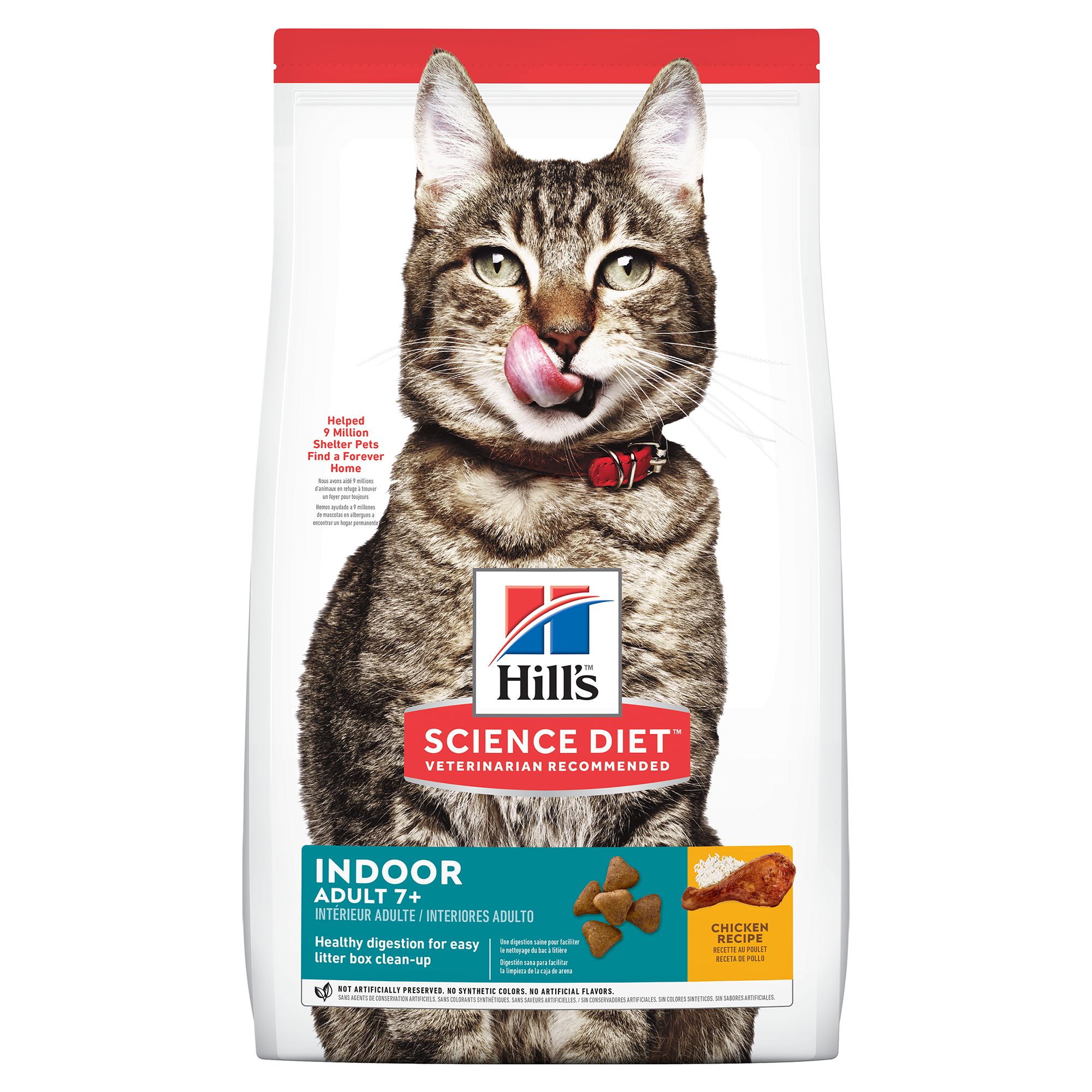 Hill's® Science Diet® Indoor Mature Adult Cat Food ...
