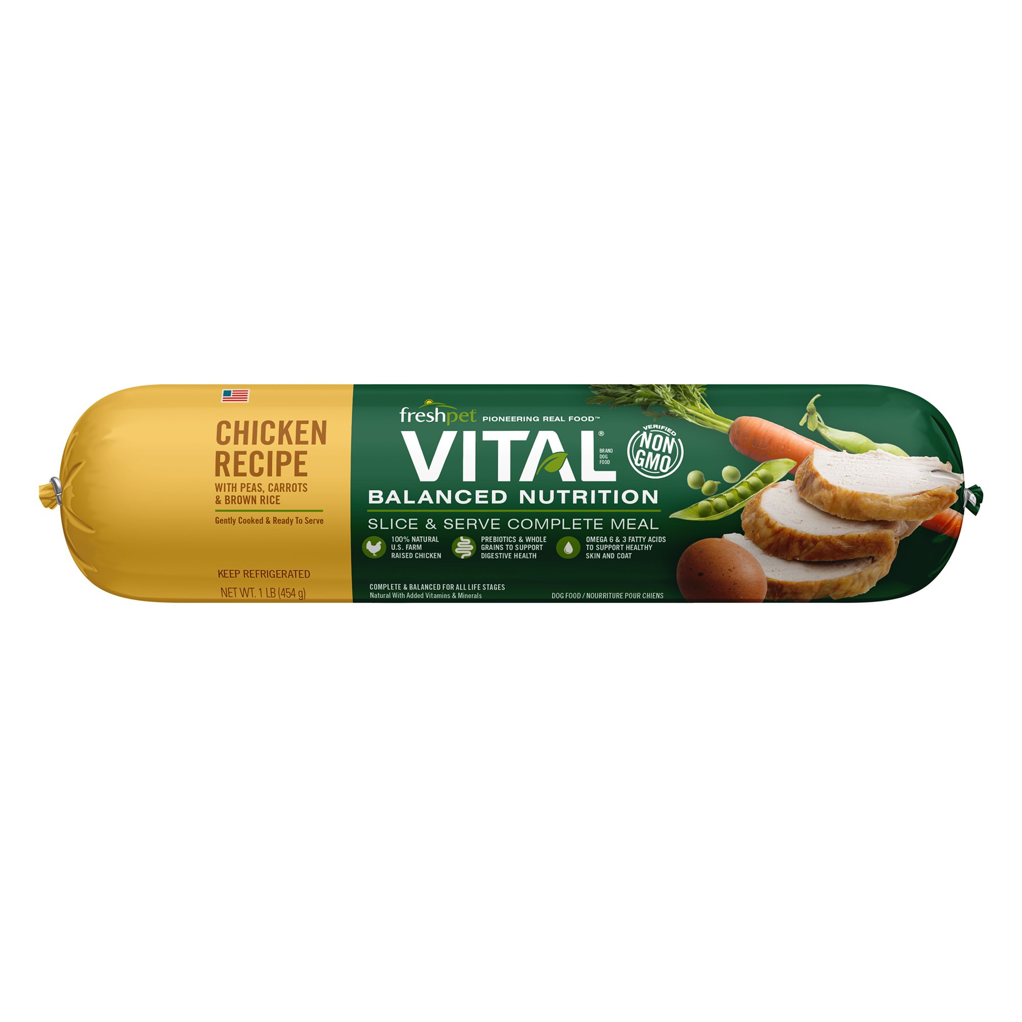 Freshpet Vital Balanced Nutrition Chicken Adult Dog Food