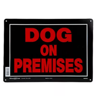 Product Hillman "Dog on Premises" Sign