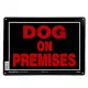 Product Hillman "Dog on Premises" Sign