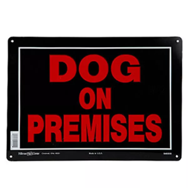 Hillman "Dog on Premises" Sign