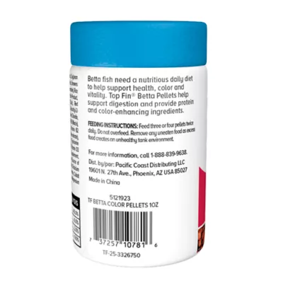 Top Fin® Betta Color Pellets Fish Food - Betta Fish Food, Betta Pellets - 1 oz - Image 6
