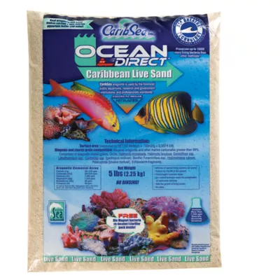 Product CaribSea Ocean Direct Caribbean Live Aquarium Sand