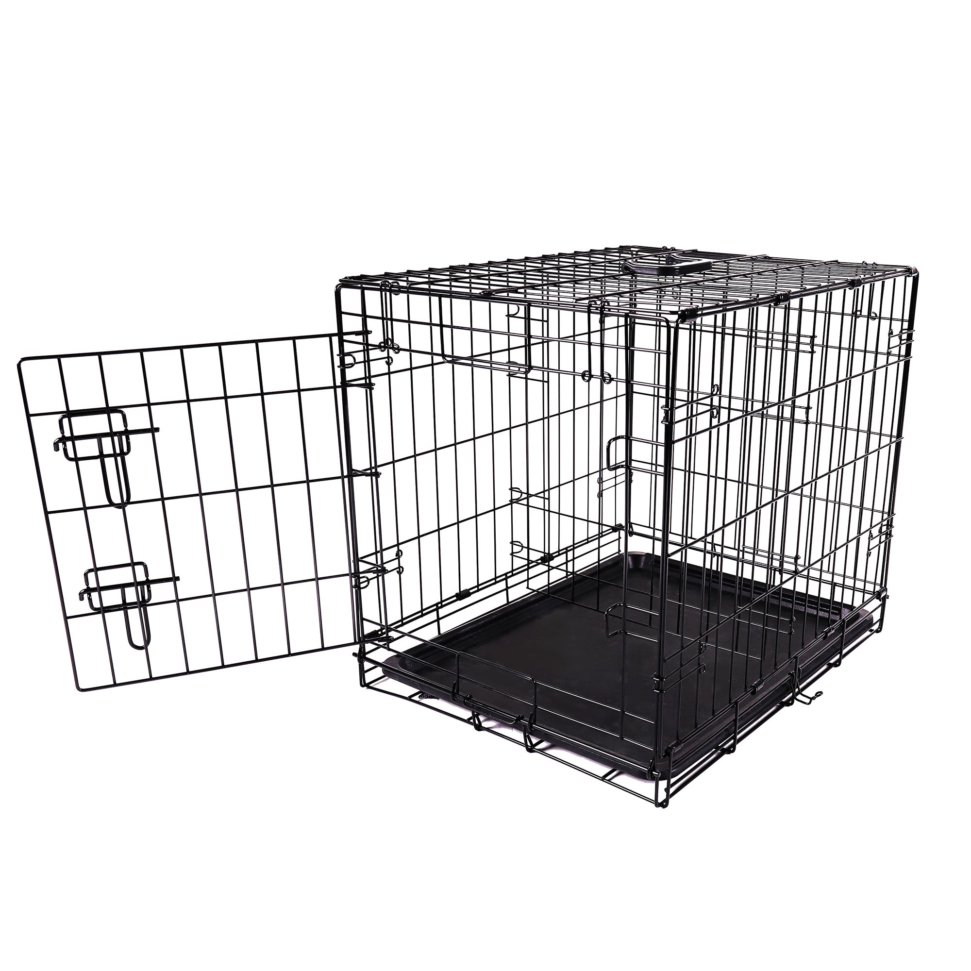 small metal dog crate