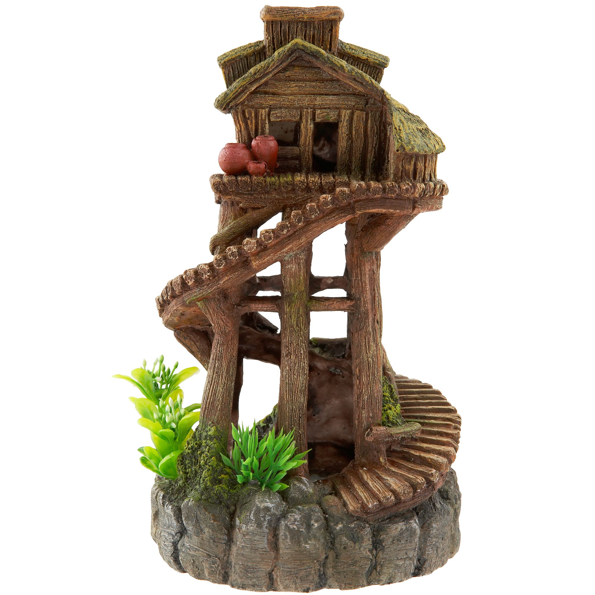 Top Fin Tree House Aquarium Ornament