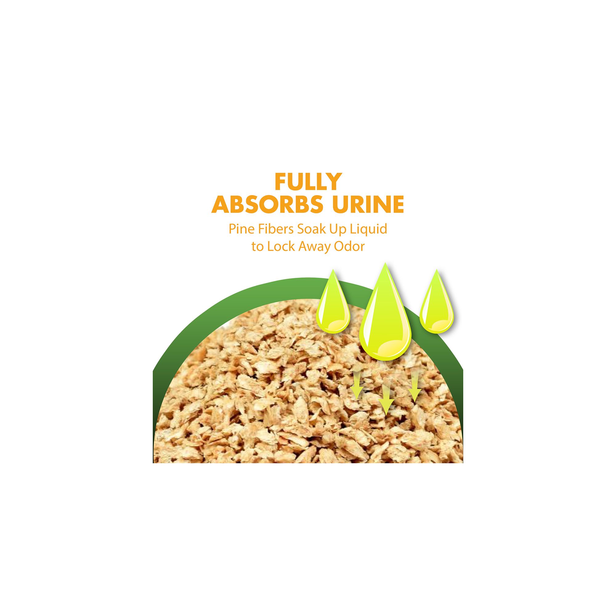 Feline Pine Non-Clumping Pine Cat Litter - Scented, Low Dust, Natural - thumbnail 4