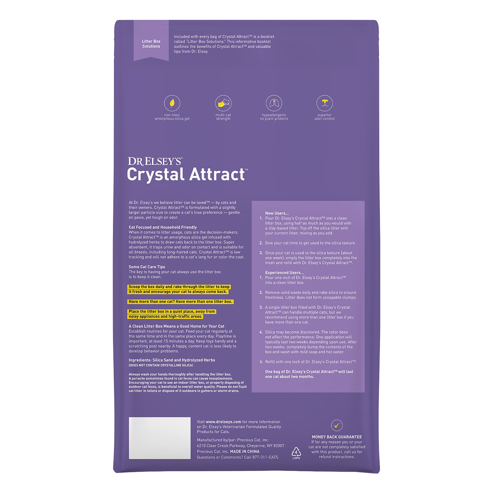 dr elsey's crystal litter