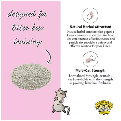 Product Dr. Elsey's Precious Cat Kitten Attract Clumping Multi-Cat Clay Cat Litter - Low Dust