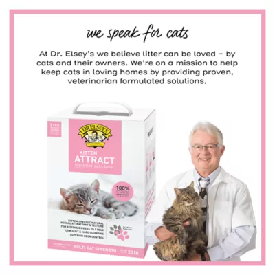 Dr. Elsey's Precious Cat Kitten Attract Clumping Multi-Cat Clay Cat Litter - Low Dust - Image 6