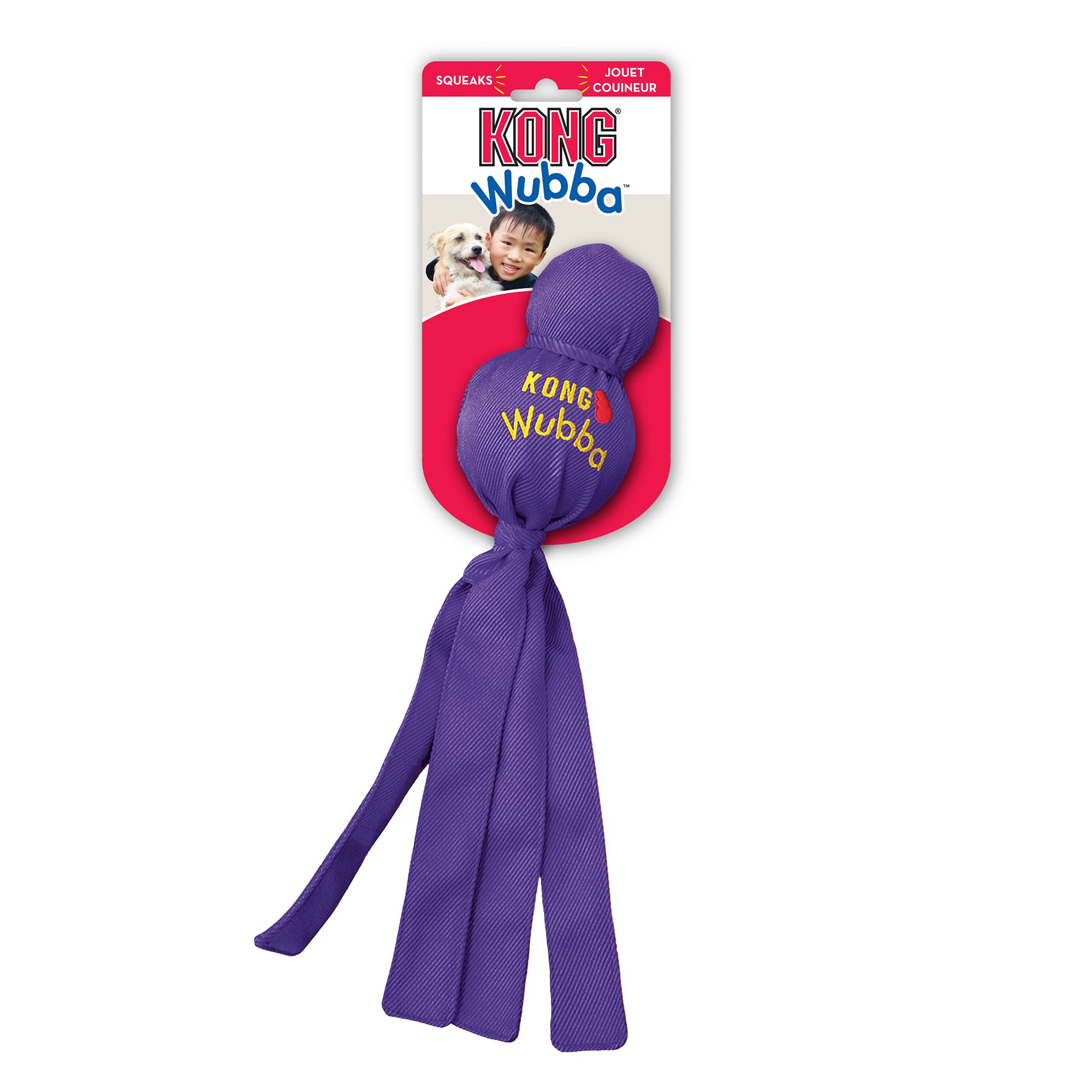 KONG™ with Rope, Fetch & Tug Dog Toy