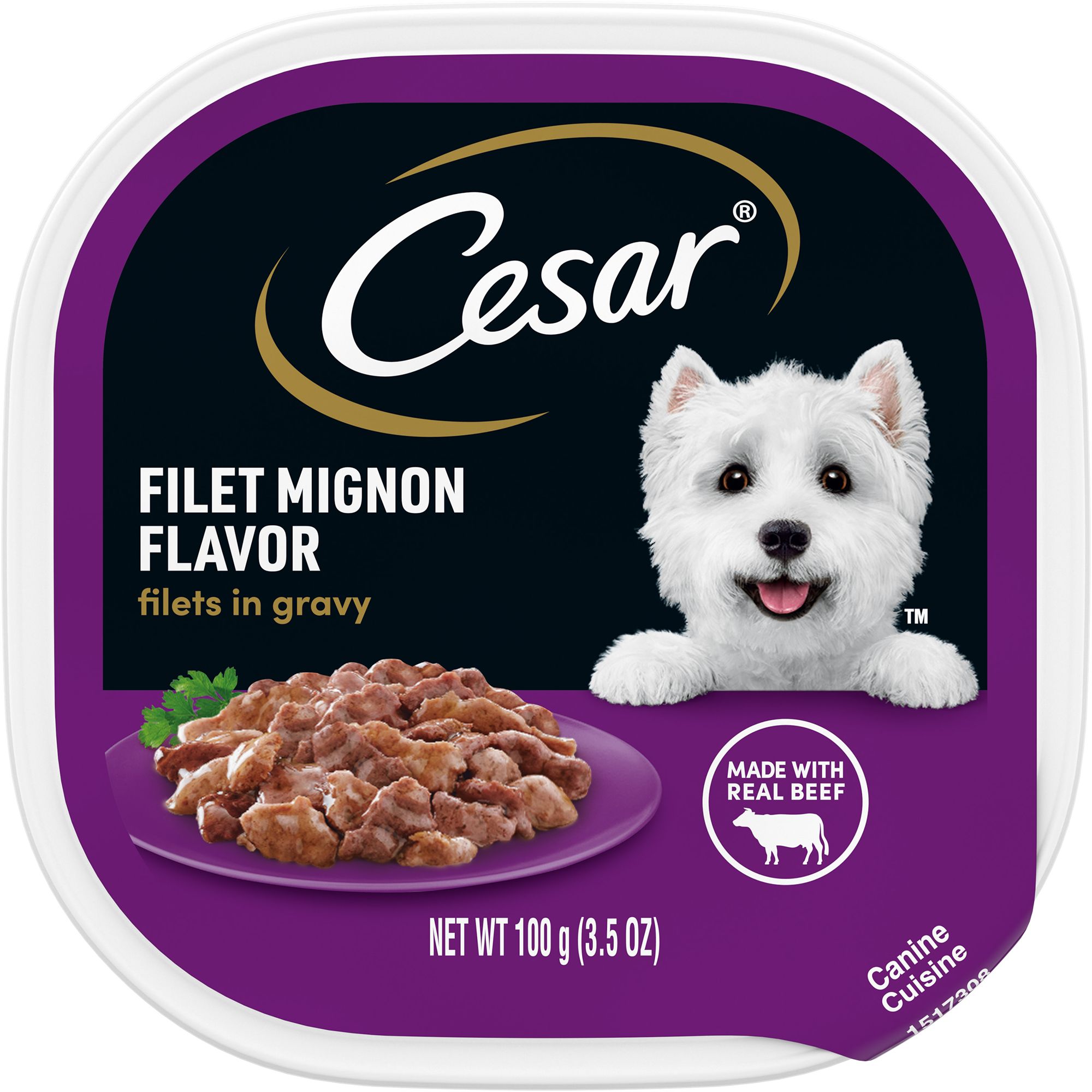 Cesar Classics Adult Wet Dog Food Filets in Gravy 3.5 Oz