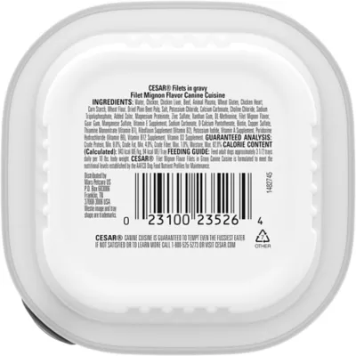 Product Cesar® Classics Adult Wet Dog Food - Filets in Gravy , 3.5 Oz.