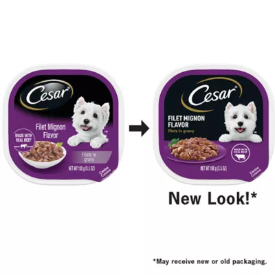 Product Cesar® Classics Adult Wet Dog Food - Filets in Gravy , 3.5 Oz.